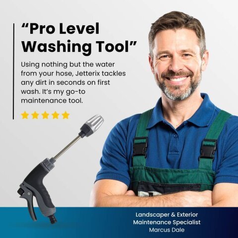 Getterix high pressure water nozzle